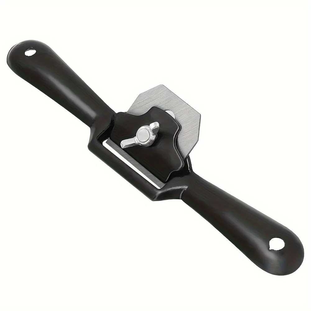 طائرة المتحدث النجارة أسود + أبيض تعديل صلابة عالية أداة التشذيب اليدوية التخطيط المنحني للتخطيط المستديرة