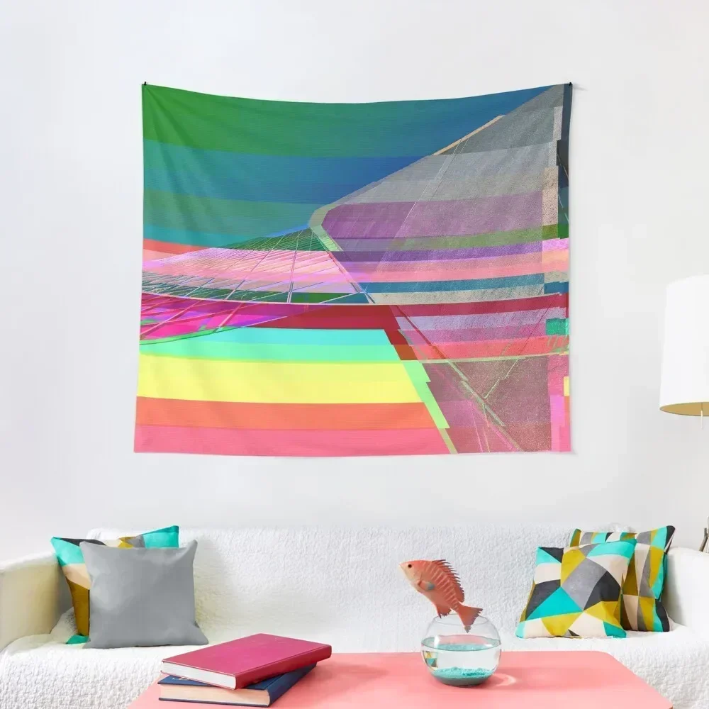 Glitch City v.017 Tapestry Decorations For Your Bedroom Decorations For Room Wall Hanging Tapestry