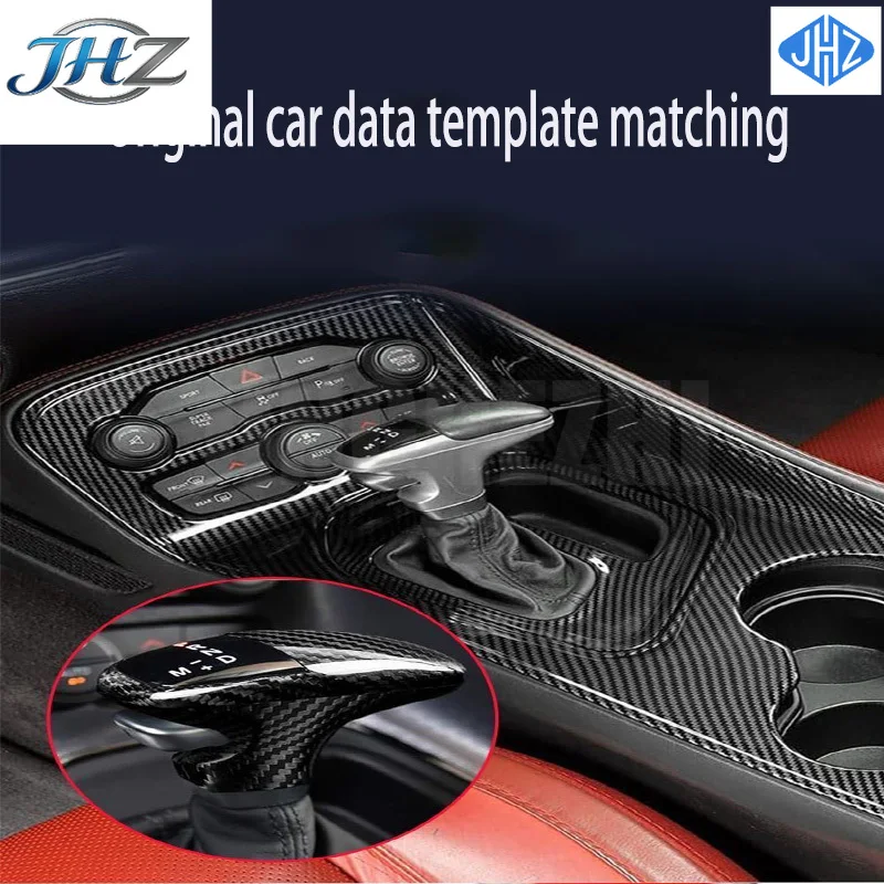 

JHZ for Suitable For 2015-2023 Challenger Gear Shift Lever And Panel Cover Decoration Compatible Combination Five Piece Set