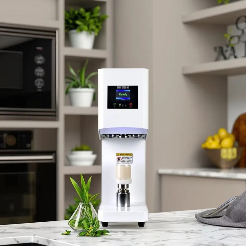 MH электрическая полностью автоматическая высокочастотная вращающаяся машина для запечатывания банок, машина для запечатывания ПЭТ-бутылок для газированного пива, кофе, чая