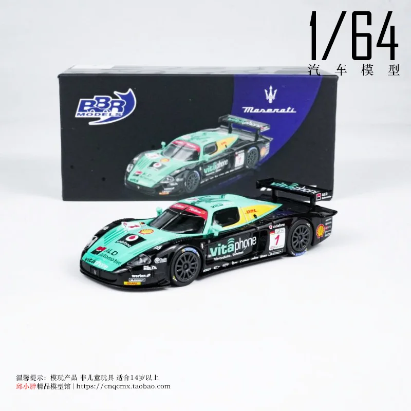 

BBR 1:64 Maserati MC12 Competizione #1 die-cast alloy car model, boys' holiday gift toy, adult collectible ornament.