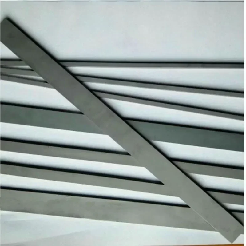 New Yg8 Tungsten Steel Strip 200mm Length Yg8 Tungsten Carbide Steel Bar Cemented Carbide Alloy Mold Flat Plate Blanks Stripe