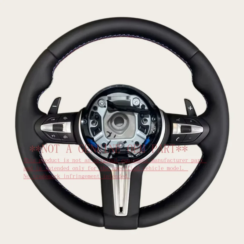 For BMW Steering Wheel Horn Cover Horn Shell Decorative Cover F10 F30 F32 F20 F01 F02 F87 F80 F36 F18 M Performance Leather