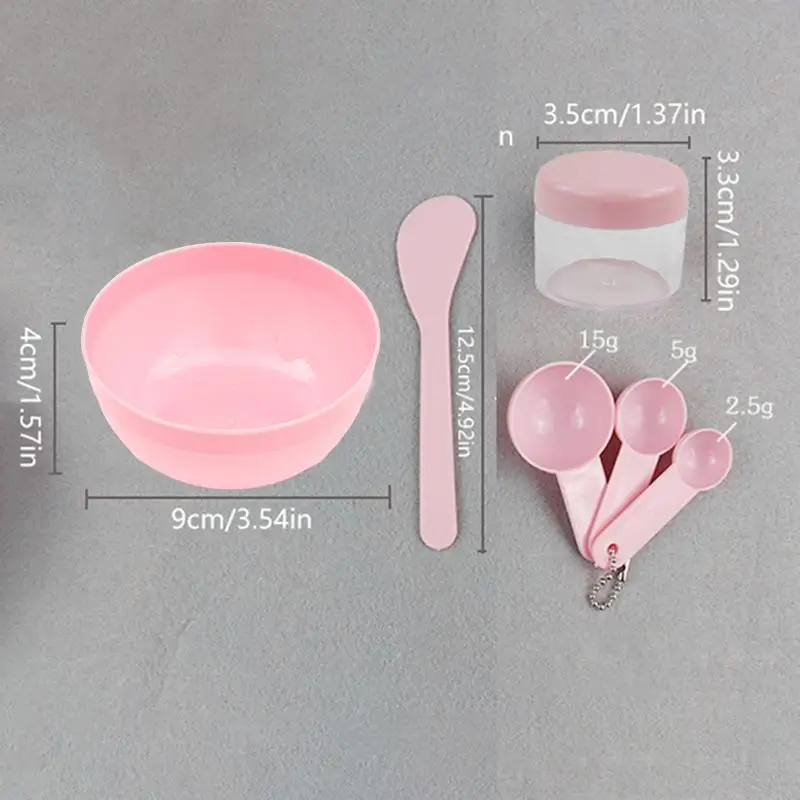 8 ชิ้น/เซ็ตแปรงหน้าหน้ากากชามช้อนชุดแปรงหน้ากากบาร์ DIY เครื่องมือความงามผสมเครื่องมือ Skin Care อุปกรณ์แต่งหน้าผู้หญิง Skin Care