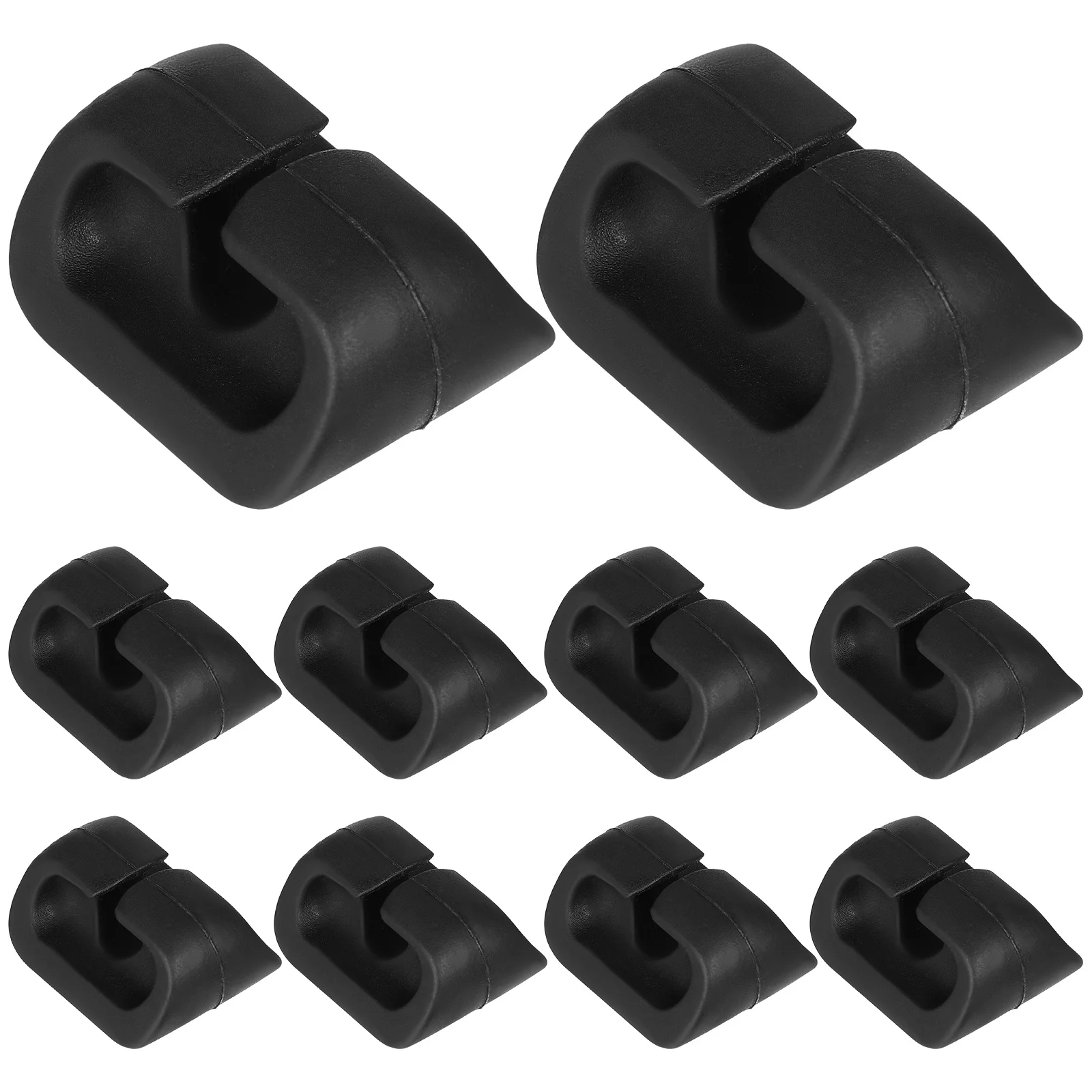 

12Pcs Cable Organizer Clips Adhesive Fixed Silicone Wire Holder Desktop Cord Management for Office Home USB Charging Cords