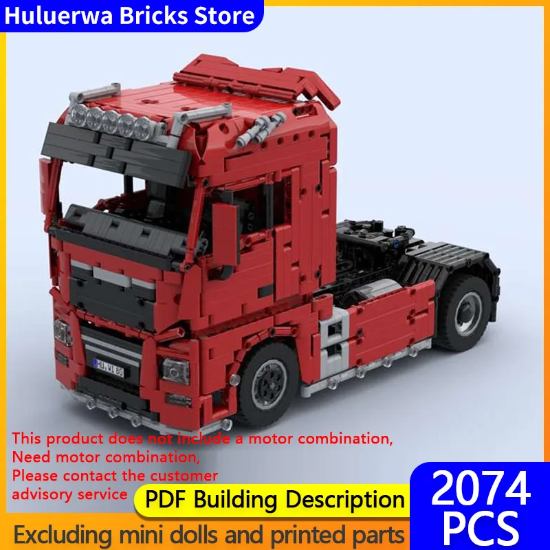 

Модель скоростного гоночного автомобиля MOC, строительные кирпичи, радиоуправляемый полутрактор, модульная технология, подарки, праздник, сборка, детские игрушки, костюм