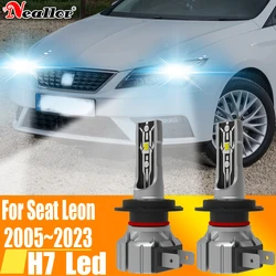 2x H7 Led Light Canbus Bulb Car Headlight High Power Auto Fog Diode Moto Driving Running Lamp 12V 55W For Seat Leon 5f 2005~2023