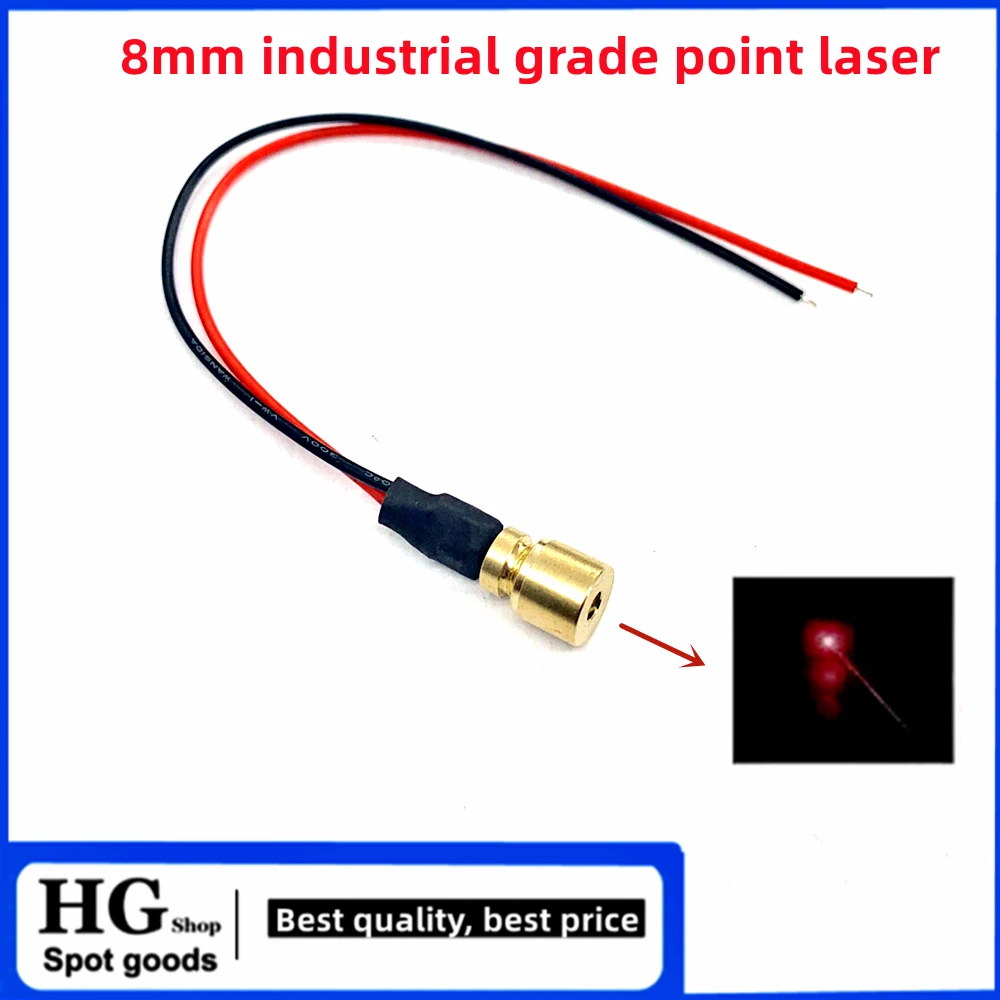 Imagem -02 - Módulo Laser Vermelho Ajustável Ponto Industrial Comprimento Focal Ajustável Cabeça do Laser Melhor Qualidade mm x 18 mm 650nm 5mw 510 Pcs por Lote