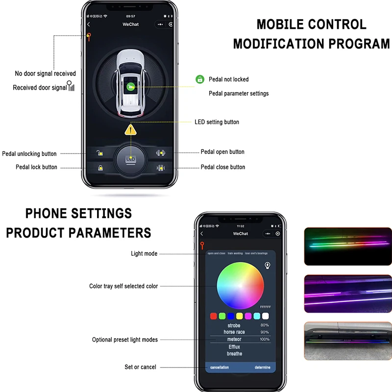 YTPINEER ملحق خارجي للسيارة بدواسة جانبية قابلة للطي لسيارة FORD F-150 EXPLORER RANGER Modelscustom #4