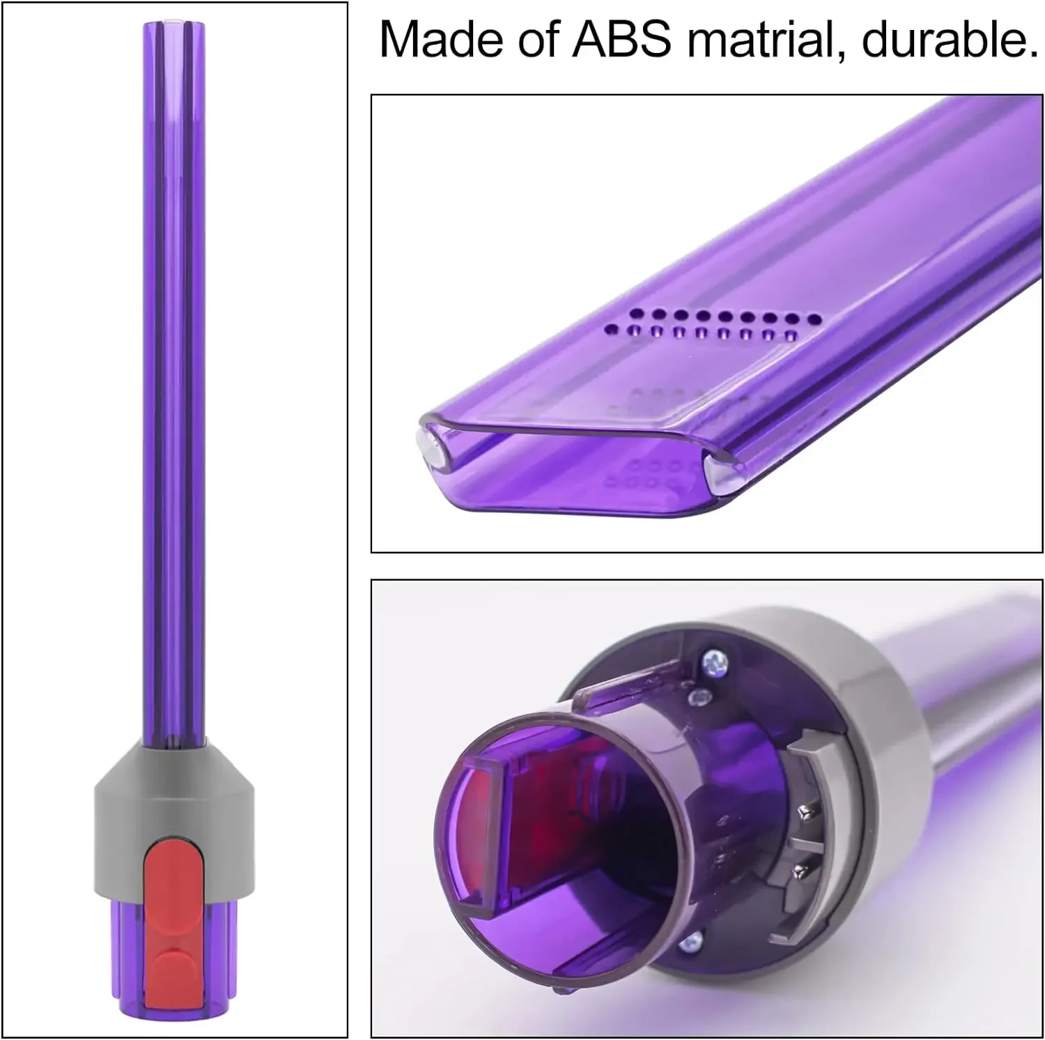 For Dyson V7 V8 V10 V11 V15 Light Pipe Crevice Tool Replacement Cordless Vacuum Cleaners Vacuum Crevice Tool Nozzle Attachment