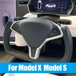 Yoke Racing Custom Style Steering Wheel Leather For Tesla Model X Model S with Heated
