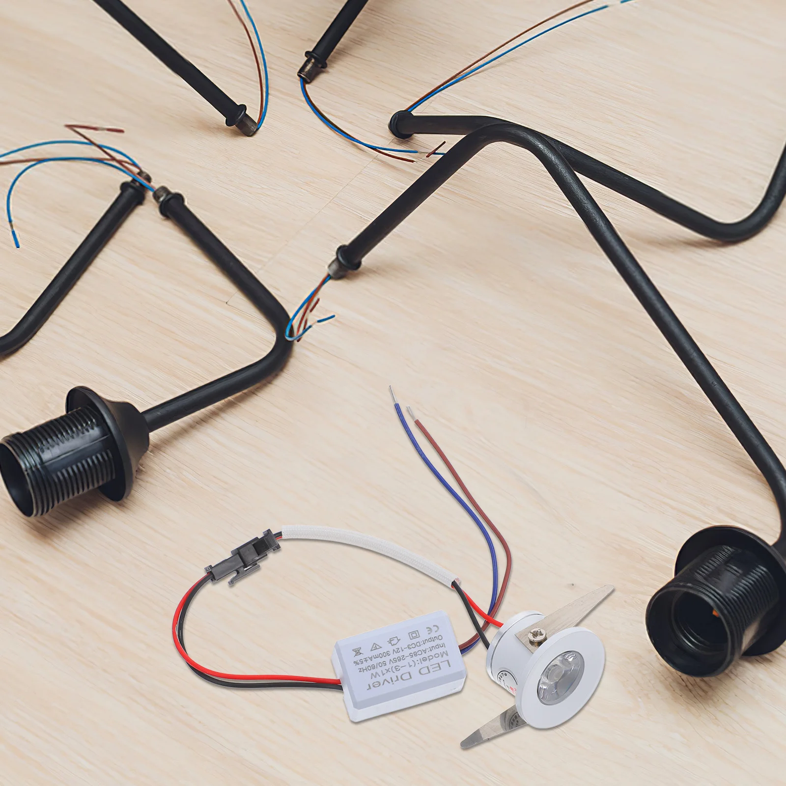 Mini luz de mostrador, foco de pantalla Led compacto, lámpara empotrada de pozo para vitrina, gabinete, iluminación cálida de bajo consumo