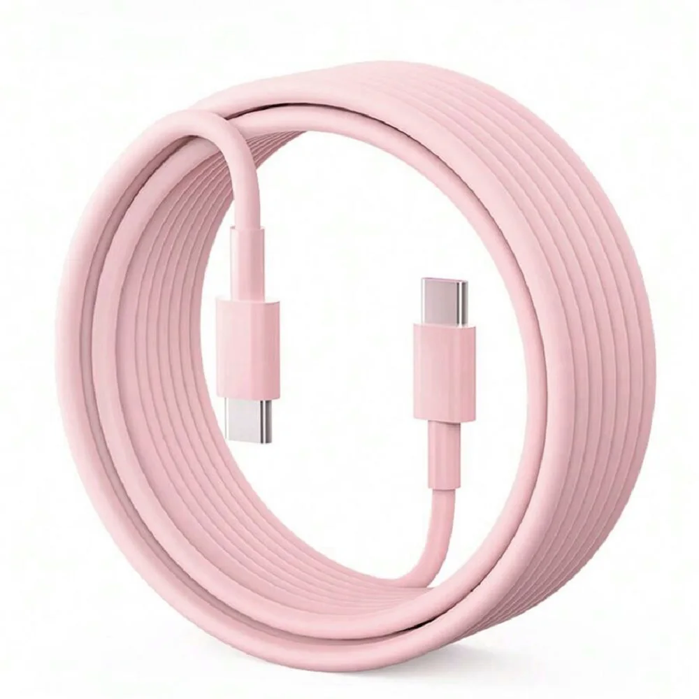 Câble USB C vers Type C multicolores, câble de charge rapide PD, câble de données pour Phone15 Huawei Samsung Type C, 1 pièce/2 pièces/3 pièces/5 pièces