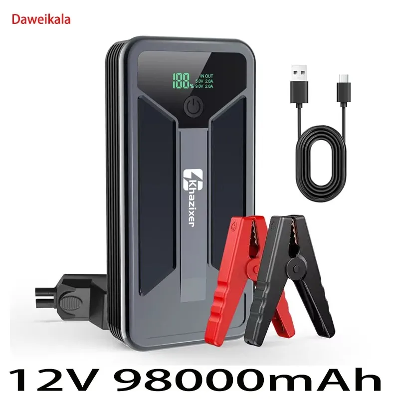 

Large capacity 12v98000mAh mobile power supply for emergency starting of automobiles and motorcycles