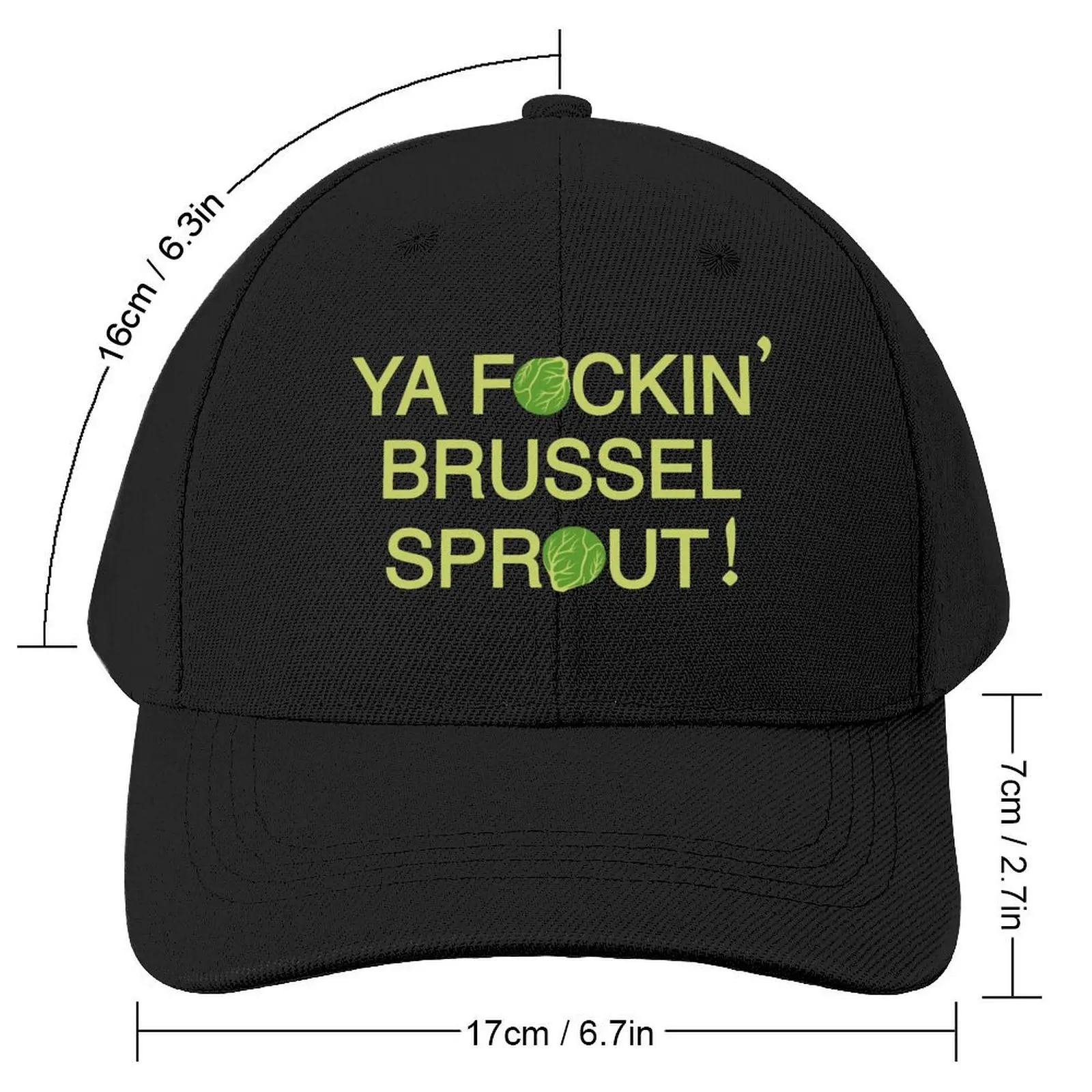 Ya Brussel Sprout Baseball Cap party Hat Luxury Hat Icon Visor Woman Men's