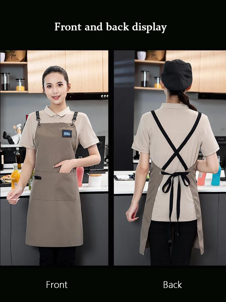プロ仕様の防水キャンバス作業エプロンカバーオール - ガーデニング、バリスタ、美容師向けの耐久性と防汚性