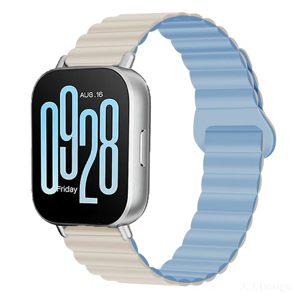 Amazfit GTR 4スポーツブレスレット,Redmi Watch用磁気ブレスレット,アクティブシリコンストラップ,5 Lite