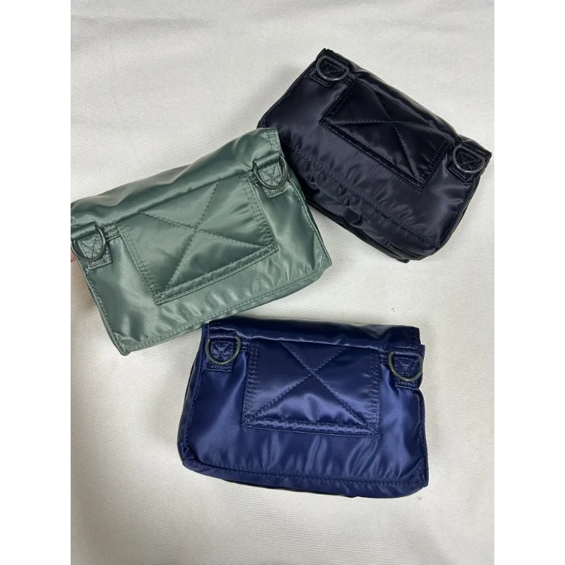 Porter Men Messenger Bag Nylon Crossbody Sling Bag Casual Lightweight Waist Fanny Pack Outdoor Sport Travel Phone Shoulder Purse