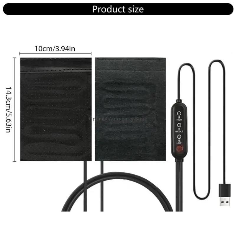 

Rapid Heating Motorcycle Handlebar Covers with Intelligent Temperature Control Waterproof Designs Motorcycle Grips set
