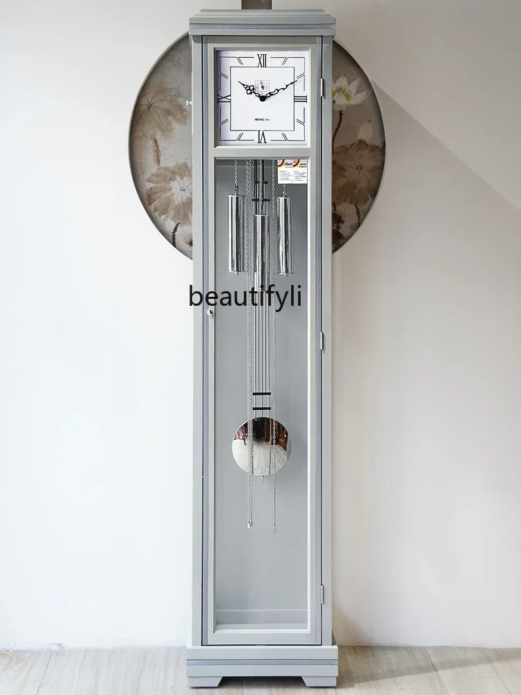 

ss7486 European-Style Living Room Modern Vertical Clock Home German Hermle Clock Mechanical Floor Clock Hg658