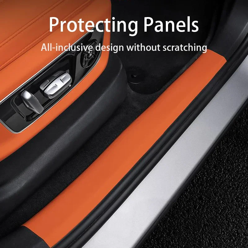 Suitable for Ideal LiXiang L6L7L8L9 dedicated threshold strip welcome pedal protection strip Leather Protective Sticker