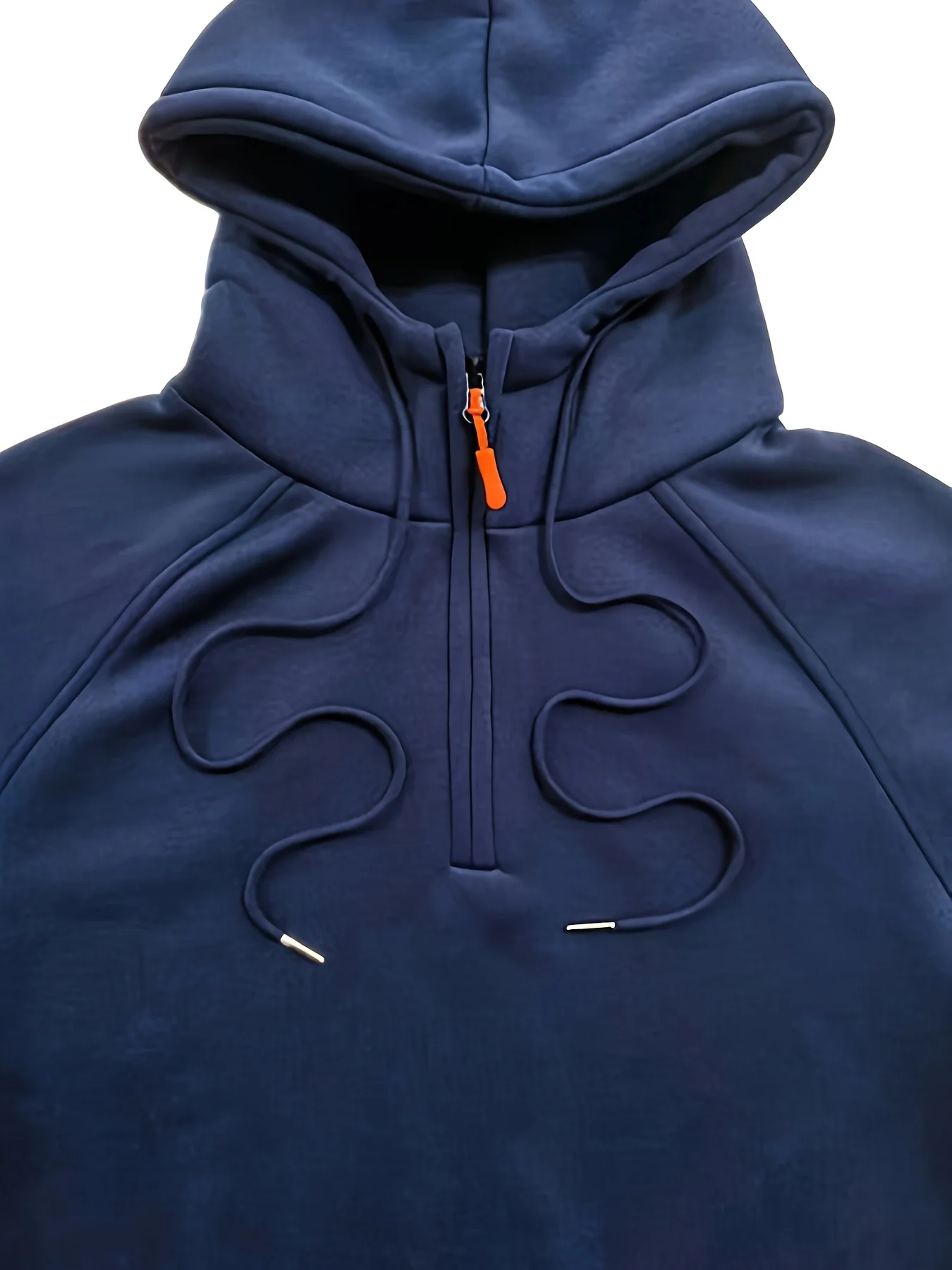 Ensemble de sport 2 pièces pour hommes : sweat à capuche bleu vibrant zippé et pantalon de jogging noir et gris avec accents blancs - fibre de polyester, casu