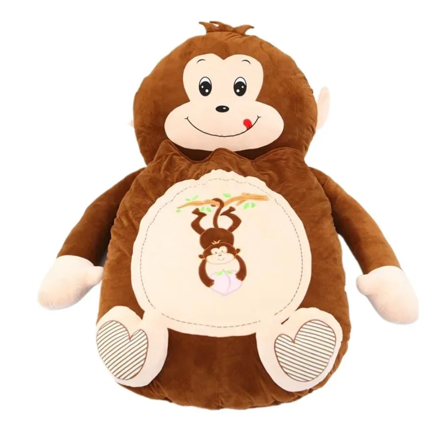 Cartoon cute animal bear child bed lazy couch tatami doll bed seat sleeping pad removable and washable