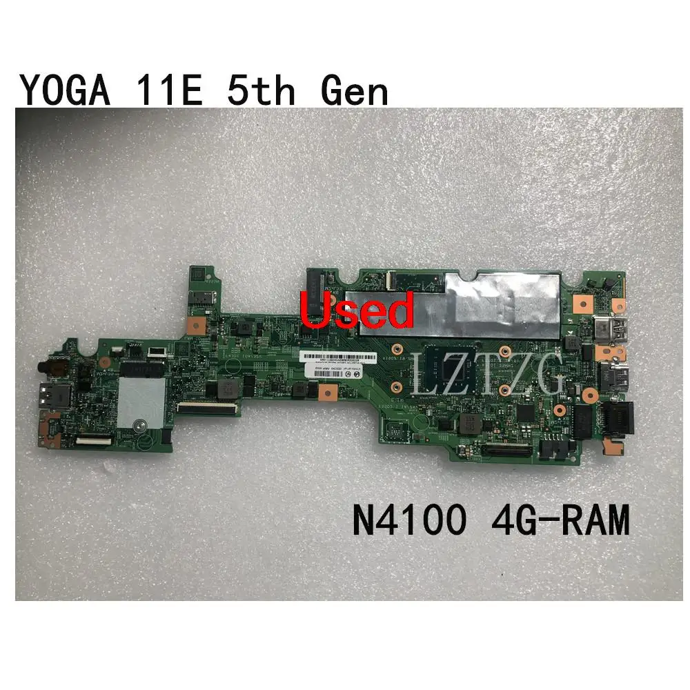 

Used For Lenovo ThinkPad Yoga 11e 5th Gen Laptop Motherboard mainboard CPU N4100 4G FRU 02DC243