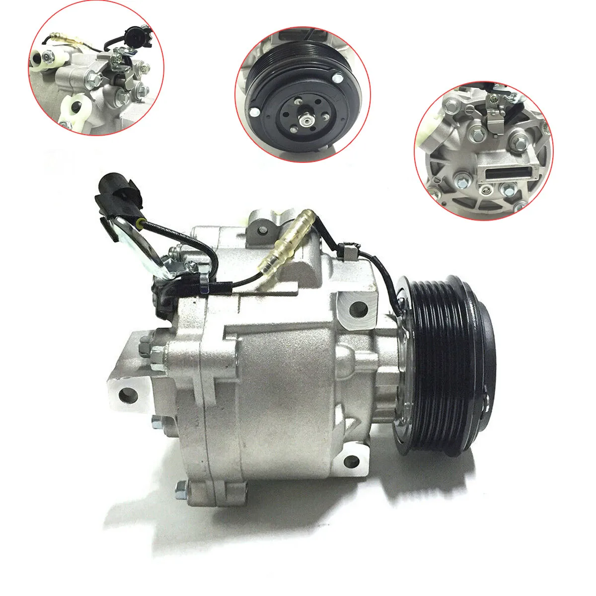 A/C Compressor For 2009 2010 2011 2012 2013 2014 2015 Mitsubishi Outlander Sport Lancer 2.0L With Clutch Durable Material