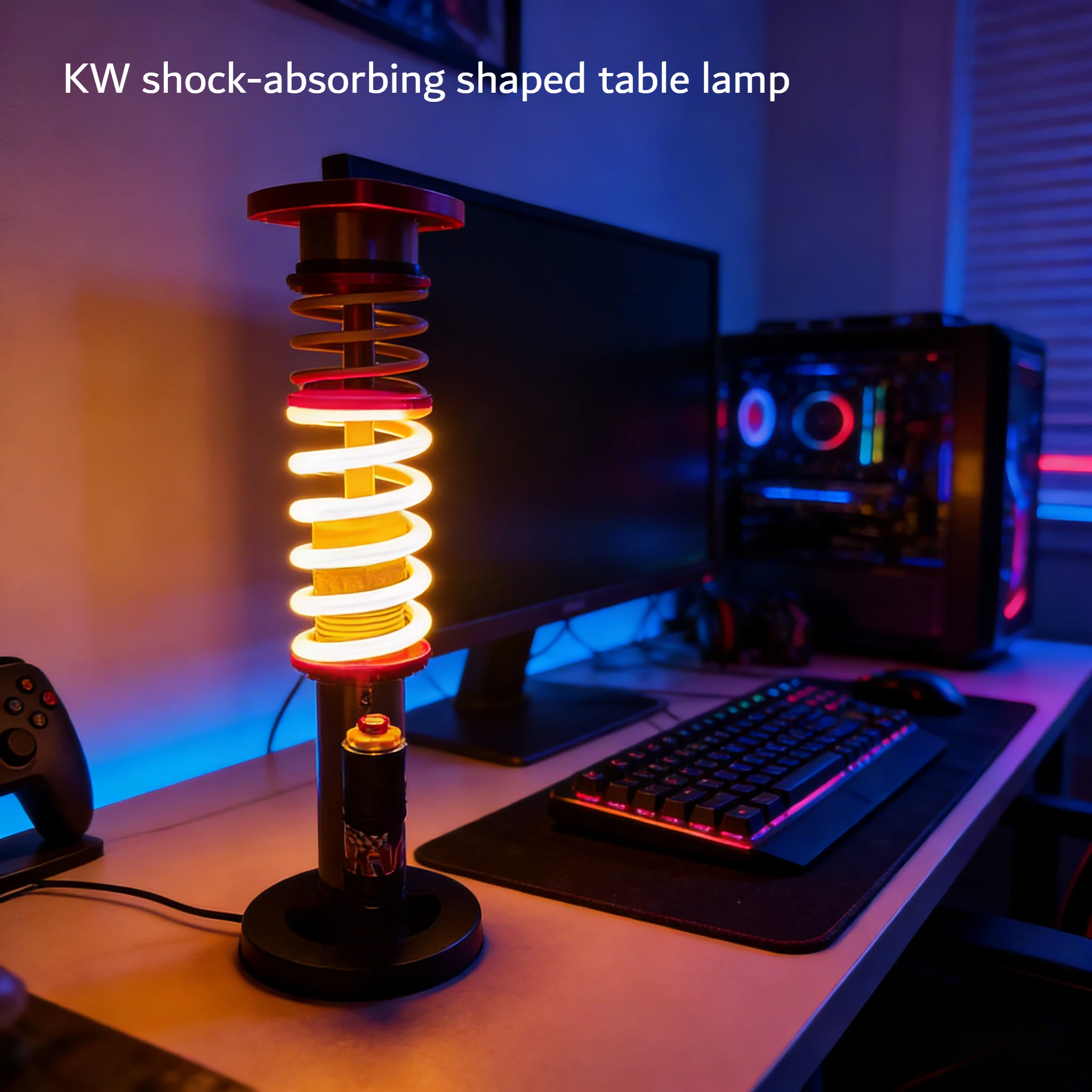 kw-coilovers-spring-shock-absorber-desk-lamp-personalized-decor-night-light-industrial-style-gaming-room-setup-gift-for-boy