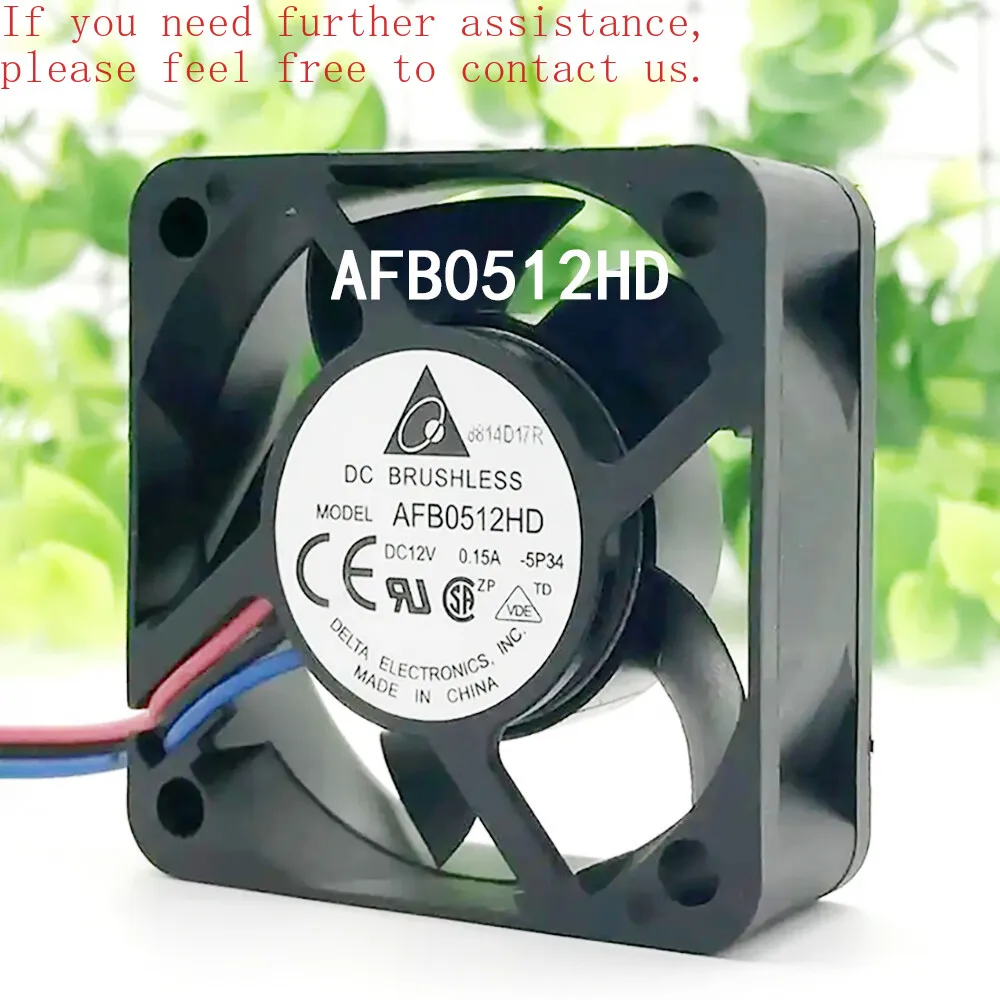 

Для Delta AFB0512HD DC12V 0,15A 50*20 мм охлаждающий вентилятор для шкафа, оптовая продажа с фабрики-