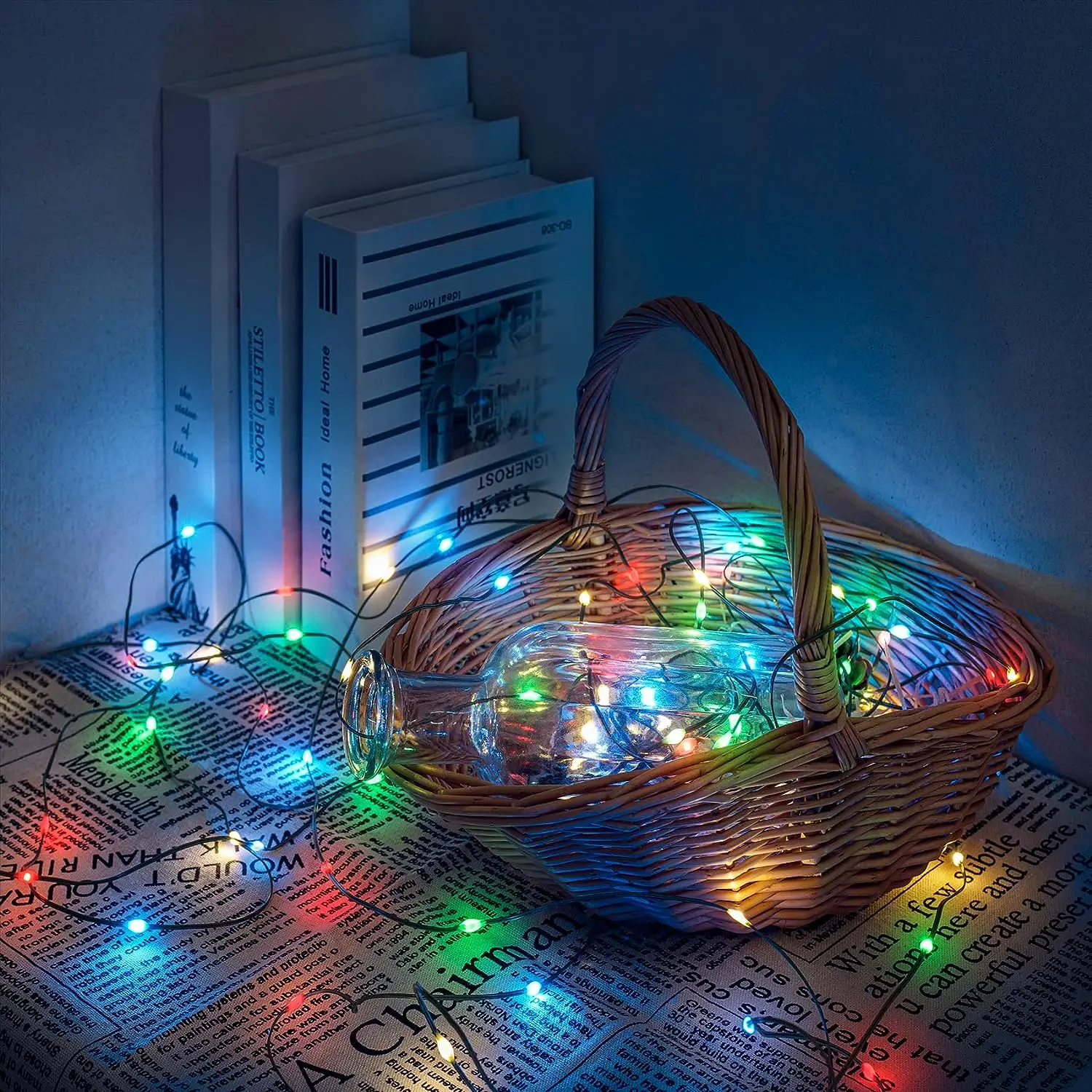 200M 2000 LEDs Waterproof With Remote String Lights Fairy Garland Outdoor Street Lights For Tree Bedroom Party Wedding