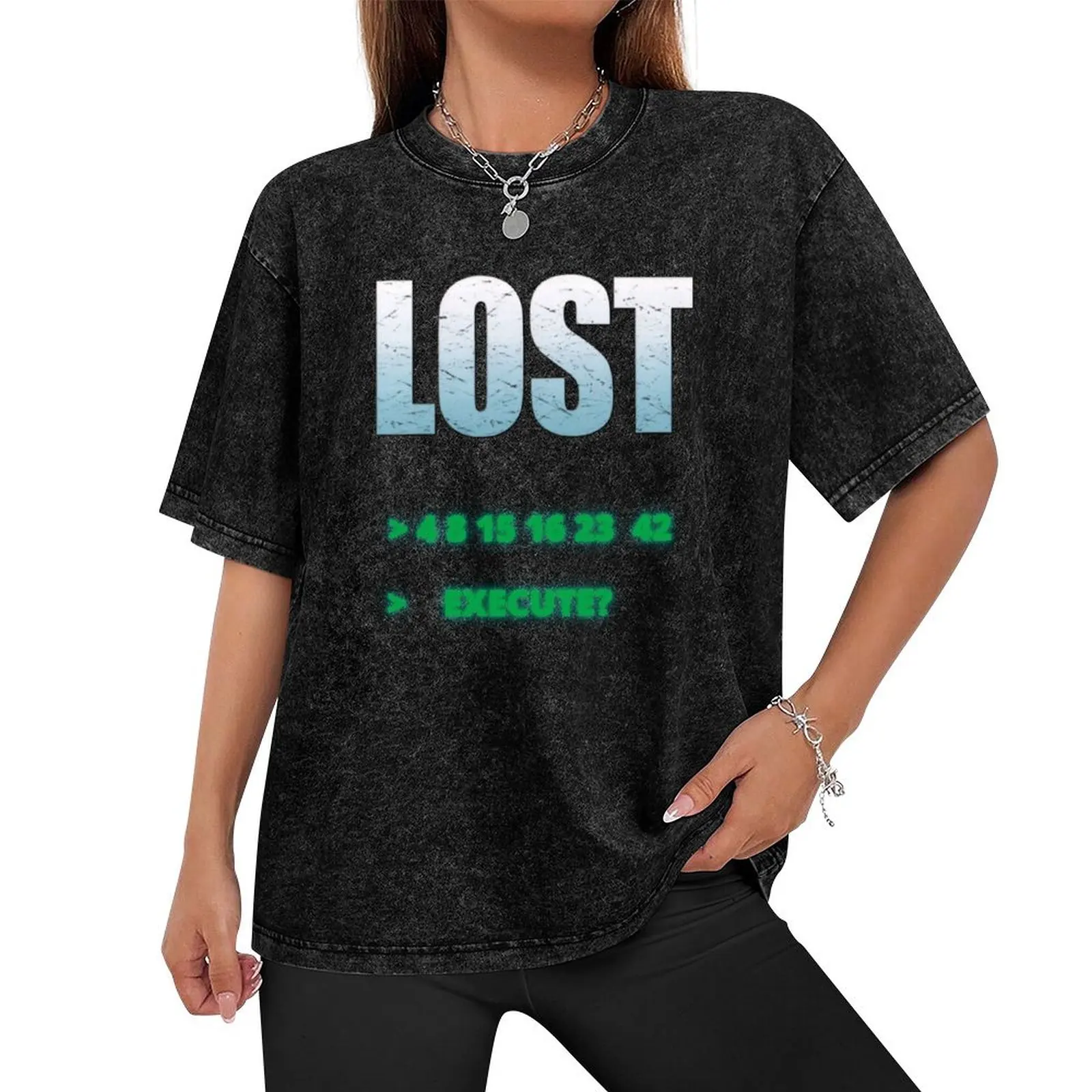 ABC Lost maps island lost island T-Shirt graphic t shirts shirts graphic tee plain oversized compression shirt men