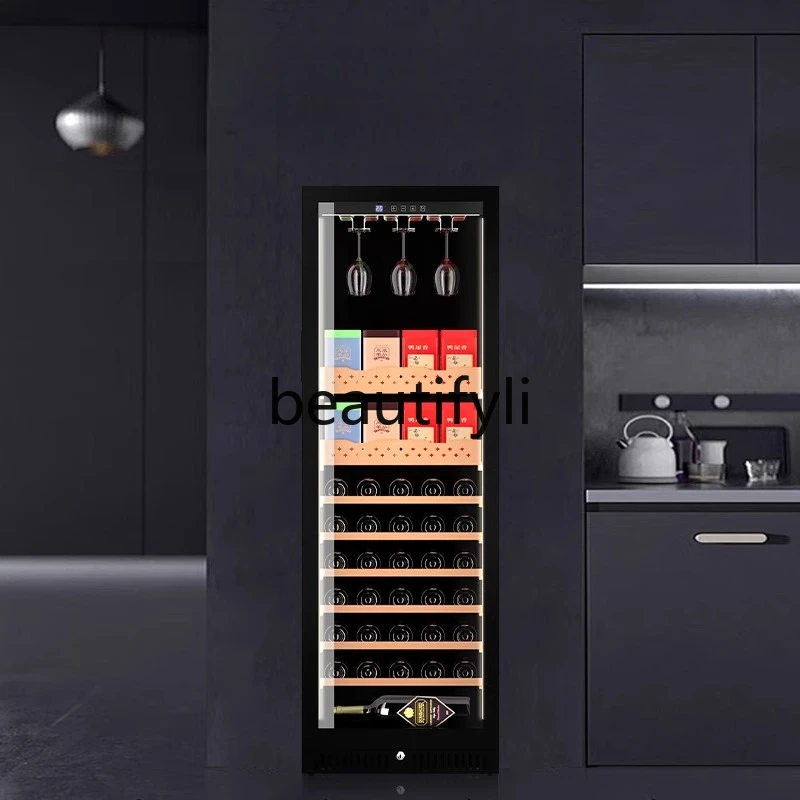 

Air-cooled Wine Cabinet Constant Temperature Wine Cellar Home Living Room Tea Beverage Ice Bar Freezer 1m - 1.8m High
