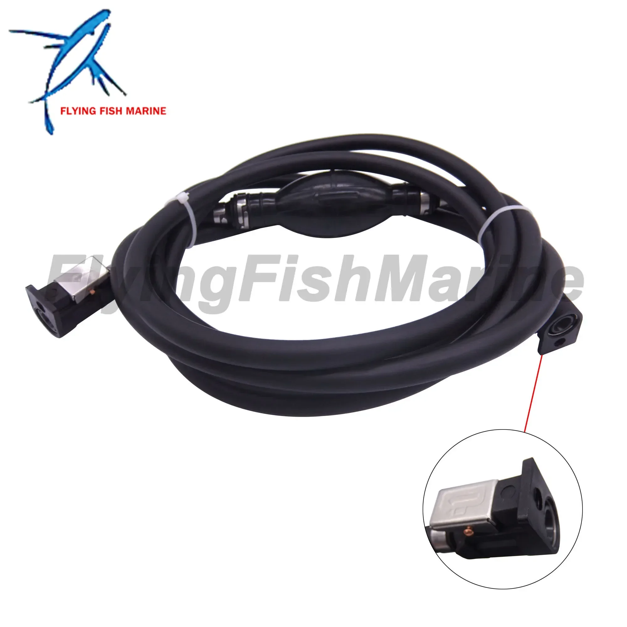 Outboard Engine 6Y2-24306-56 55 6YK-24306-61 60 62 63 64 Fuel Hose with connector and Primer Assy for Yamaha Boat Motor 5/16'' 9