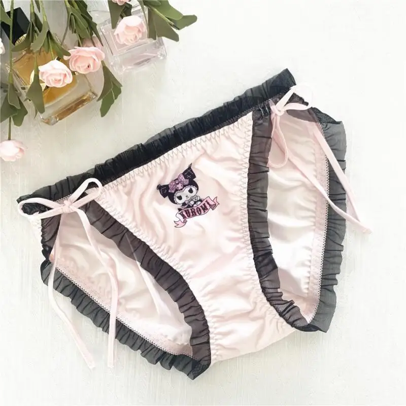 Cartoon Sanrio Hello Kitty Anime Shorts My Melody for Women Japanese Style Cotton Hot Girls Low Waist Cute Elasticity Underwear