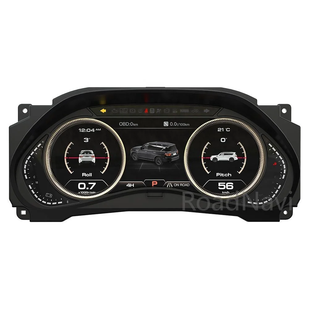 لوحة عداد سرعة السيارة مجموعة أدوات لوحة القيادة الرقمية لـ Patrol Y Pro Y62 Infiniti QX80 2012-2023 #3