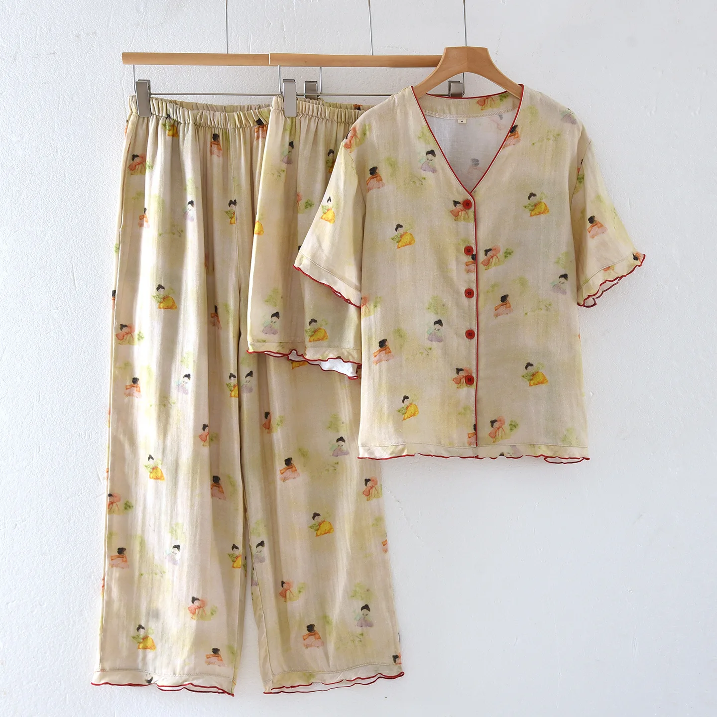 

Комплект из 3 предметов для отдыха, женские пижамы, новые летние пижамы, женская одежда для сна, домашний костюм с короткими рукавами и цветочным принтом, ночная одежда