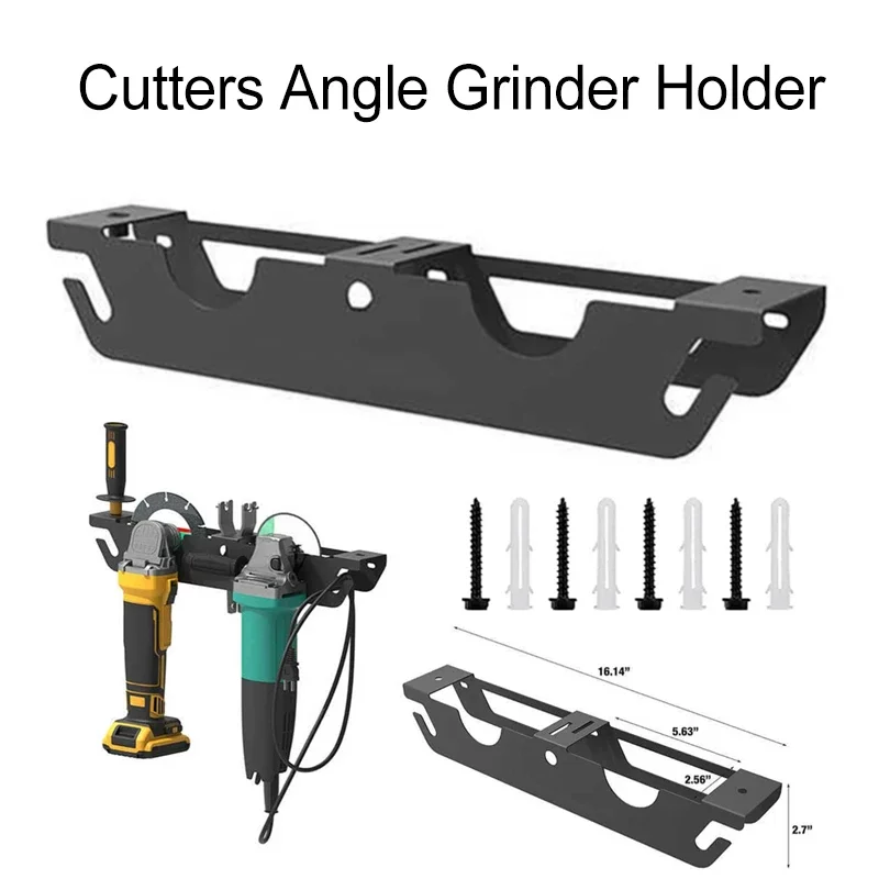 

Cutters Angle Grinder Holder Cord Hanger Workspace Tidy Cord Hanger Durable Construction Vertical Storage Solution