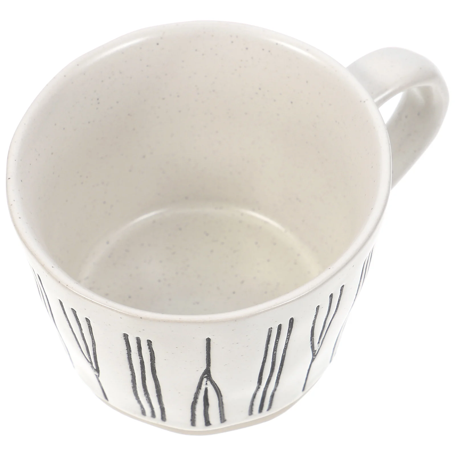 

Ceramic Breakfast Mug Rough Design Aromatic Coffee Cup Safe Assured Use Restaurant Book Bar Latte Art Cup Retro Milk Mug