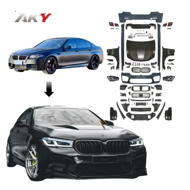 

Good Price for 5series Bodykit F10 F18 (10-17) Upgrade to G30 M5 LCI 2023 Bodykit Easy Installation Non-cutt