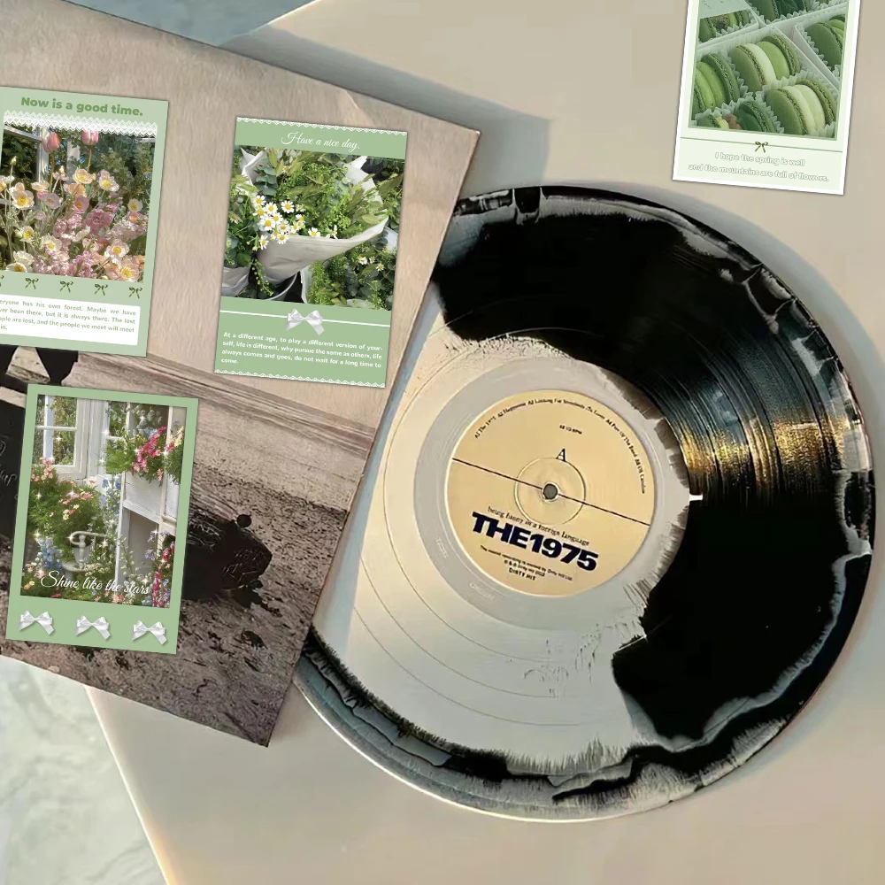 10PCS Jasmine Green Card Creative Novelty Simple Label Bookmark