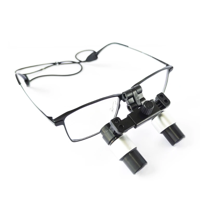 Burite New Design 4X Center Knob Structure Medical Surgical Dental 4.0X Kepler Binocular Loupes With Titanium Frame (FDJ-4X-B)