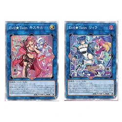 Japanese Anime Yu-Gi-Oh! Homemade DIY Live Twin Lilla Evil Twin Ki-sikil Collectible card toy Christmas birthday gift