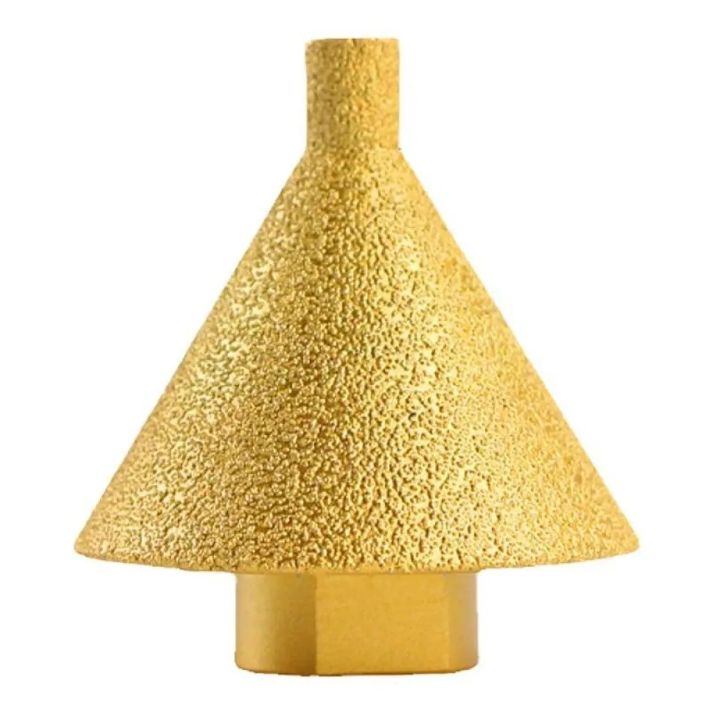 Diamond Finger Milling Bit For Ceramic Tile Porcelain Marble Beveling Chamfer Hole Expansion Conical Drill Tool Head