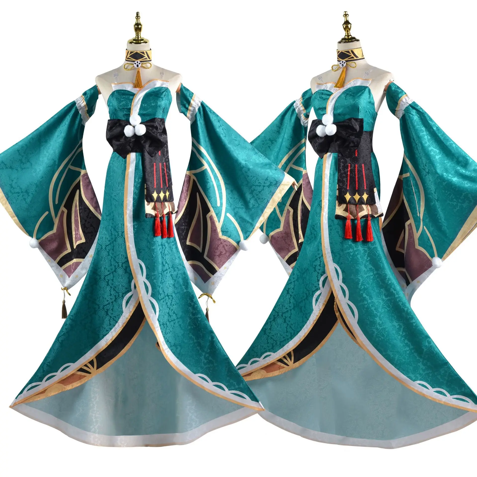 Genshin Impact Miss Hina Costume Cosplay Anime uniforme parrucca vestito Set completo festa di Halloween Gorou costumi Cosplay gioco delle donne