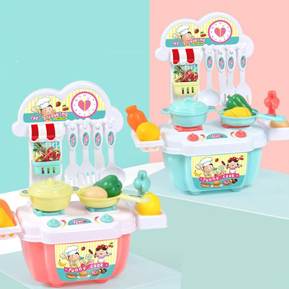 Toys for Girls Simulation Kitchen Utensil Play House Tableware Utensils Cooking