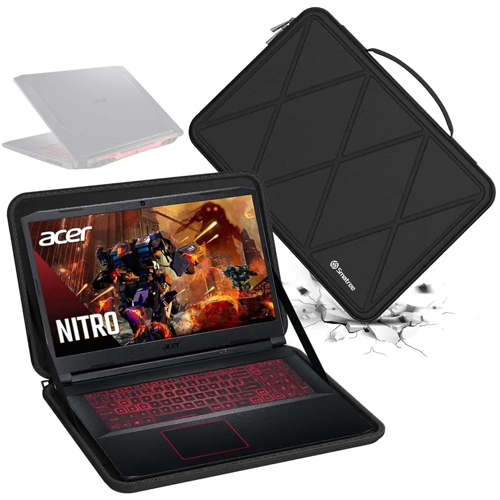 

Бесплатная доставка. Жесткий чехол из EVA для ноутбуков Acer Nitro 17 AN17-71-75VK/AN17-51-70CB, Acer Nitro 5 AN517, Alie.
