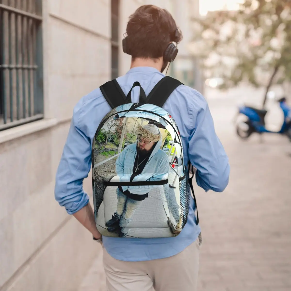 

Joeyy Singer Vocalist Music Rapper Backpack Boys Girls BookBag Children School Bag Laptop Shoulder Bags for Men Women