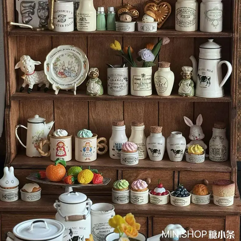 Boîte aveugle à défauts mineurs 1/6 1/12, modèle Miniature, pots de cuisine, bouteilles, bols, accessoires pour maison de poupée, Bjd Ob11, soldat Blyth Lol, décor